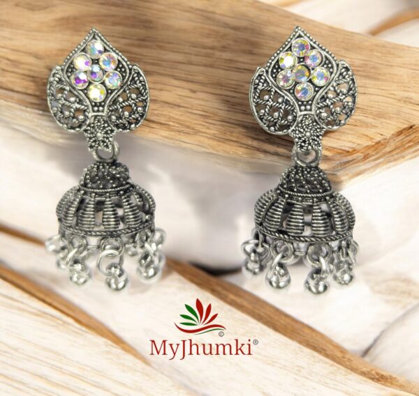 Oxidised Jhumka Earring For Women